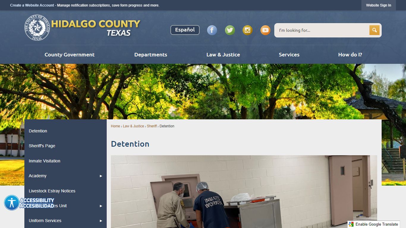 Detention | Hidalgo County, TX - Official Website